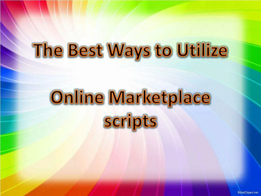 the best ways to utilize online marketplace scripts