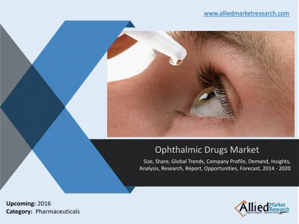 Ophthalmic Drugs Market by Targated drugs and types