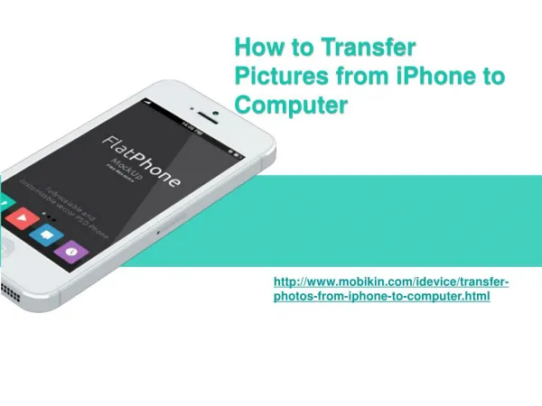 How to transfer pictures from iphone to computer?