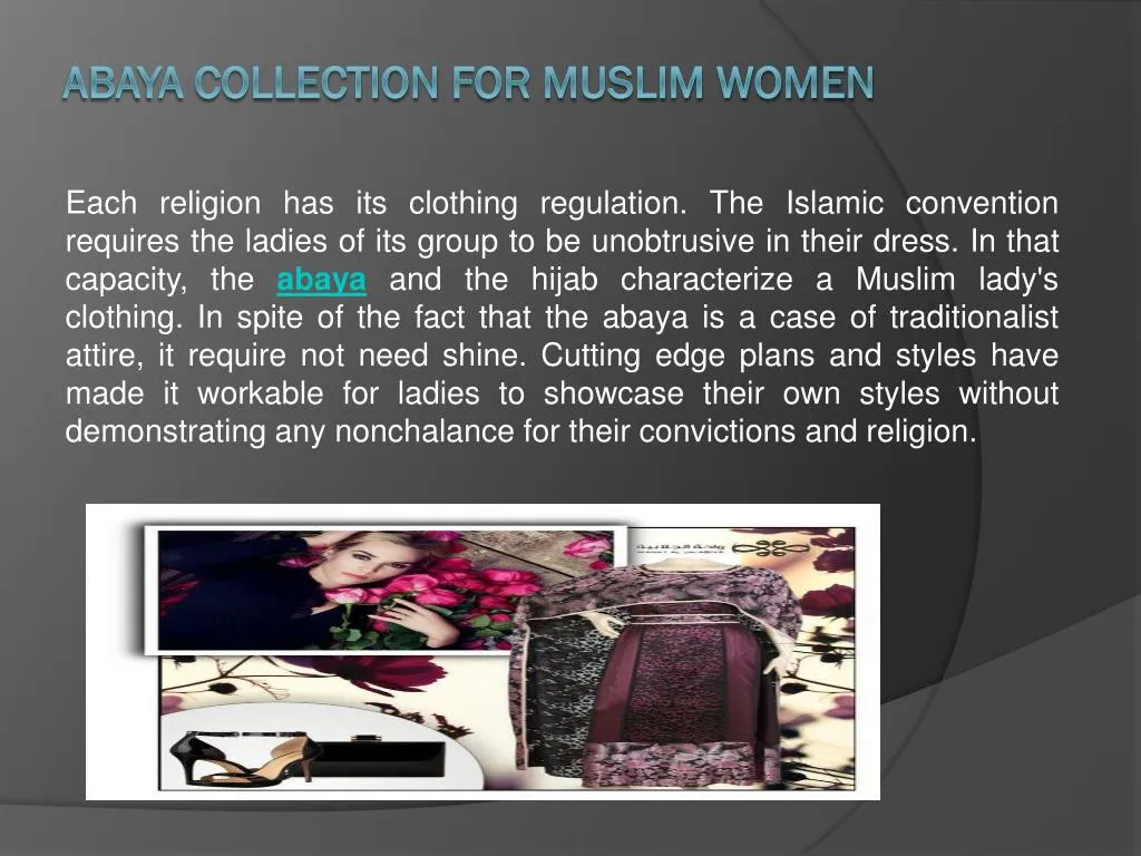 abaya collection for muslim women