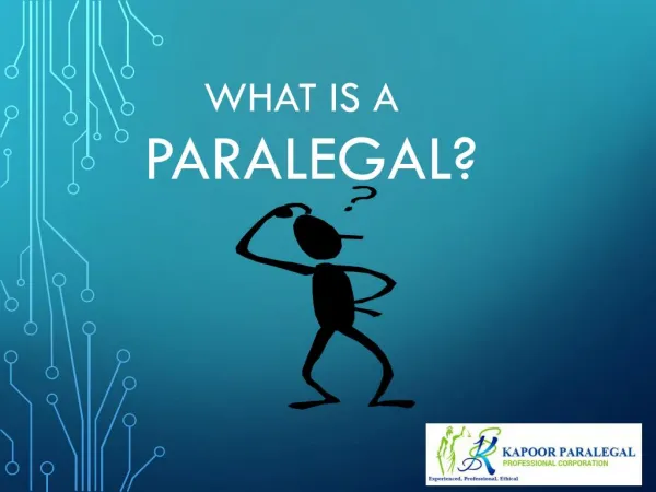 Paralegal Services in Mississauga - What is Paralegal?