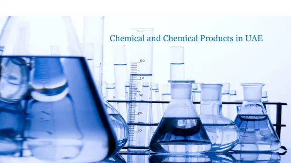 Chemical Products Manufacturing Companies in Dubai