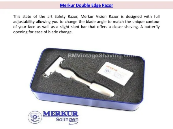 Merkur Double Edge Razor