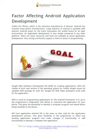 Android app development company - slide 1