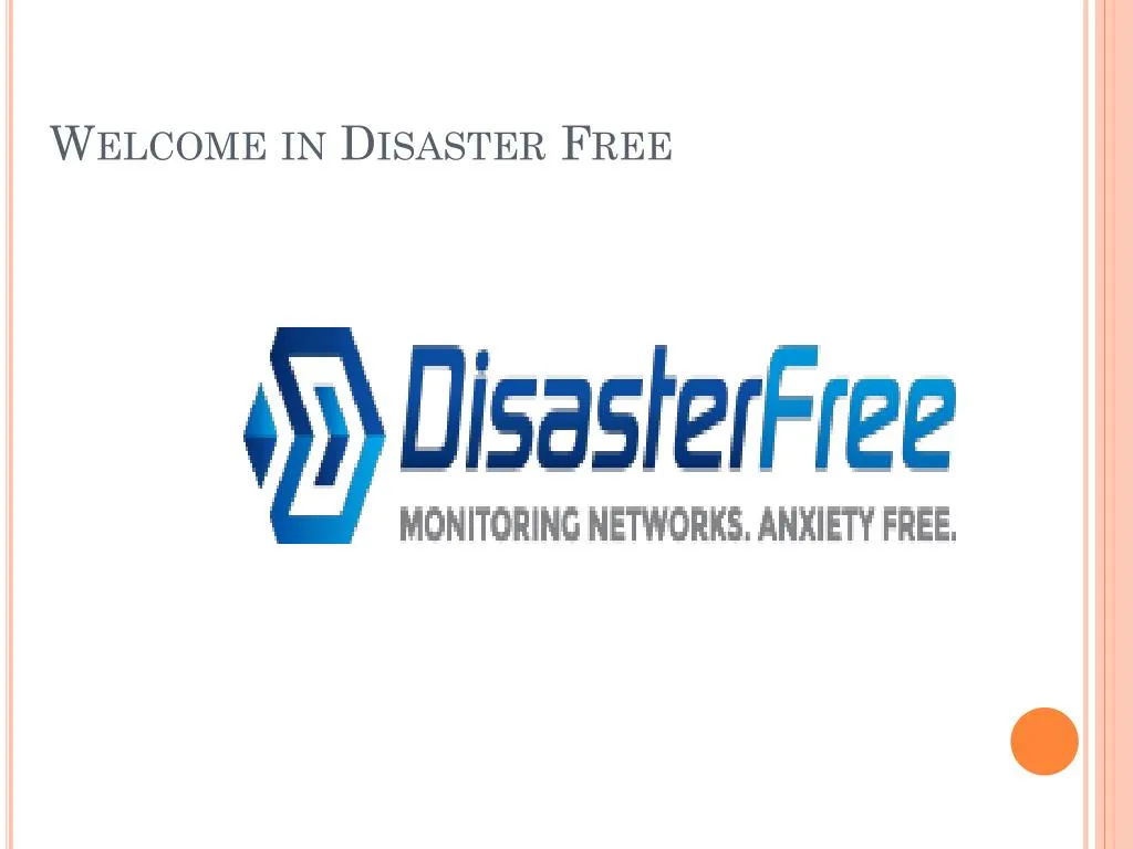 welcome in disaster free