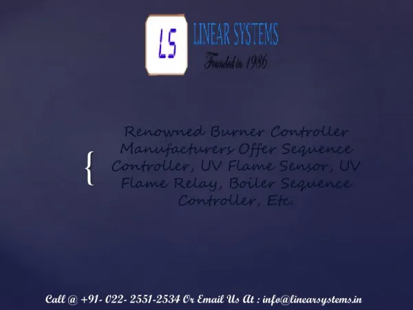 UV Flame Sensor Supplier