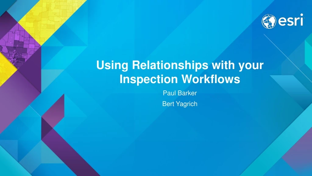 using relationships with your inspection workflows