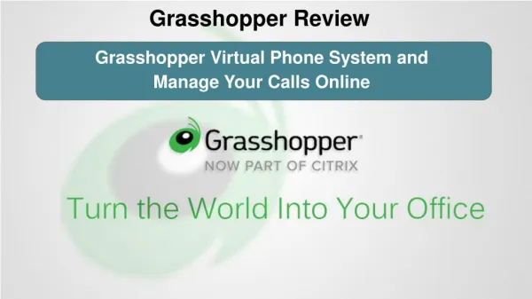 Grasshopper Review: Grasshopper Virtual Phone System and Manage Your Calls Online