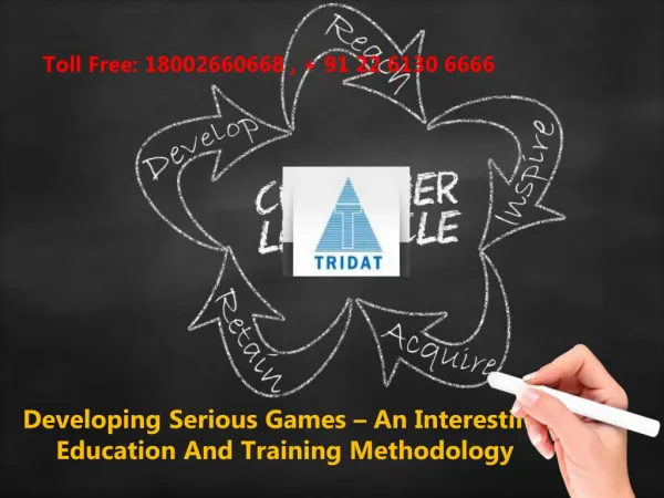 Developing Serious Games – An Interesting Education And Training Methodology