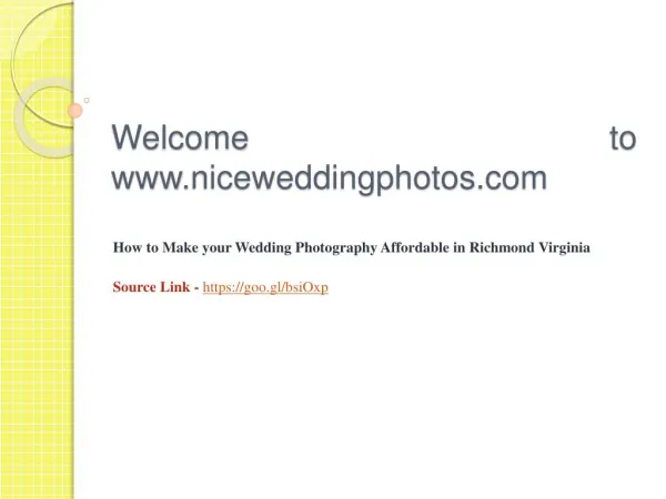 How to Make your Wedding Photography Affordable in Richmond Virginia