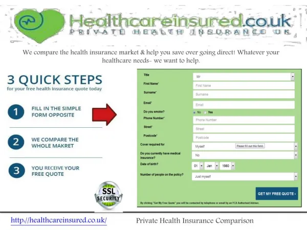 Private Health Insurance Comparison