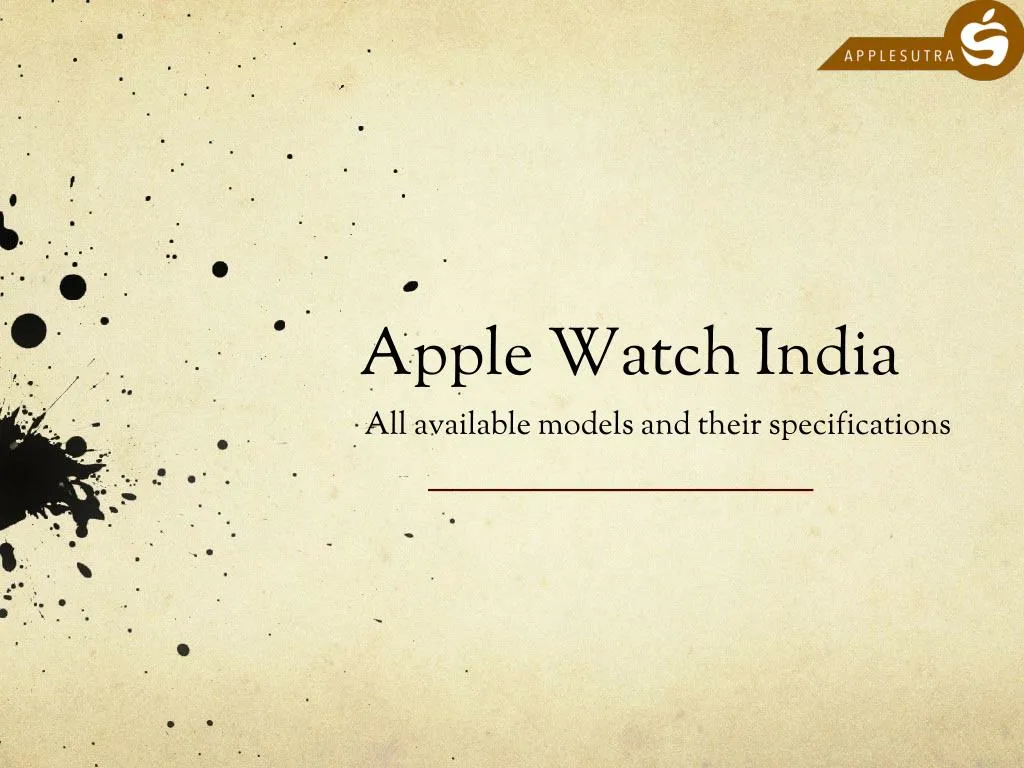 apple watch india