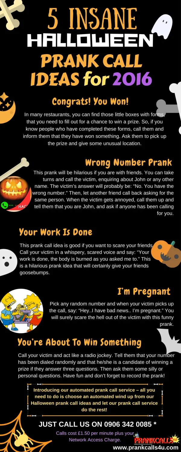 Prank Calls 4 U - Hilarious Halloween Prank Call Ideas