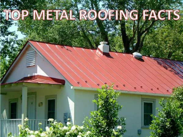 Top Metal Roofing Facts