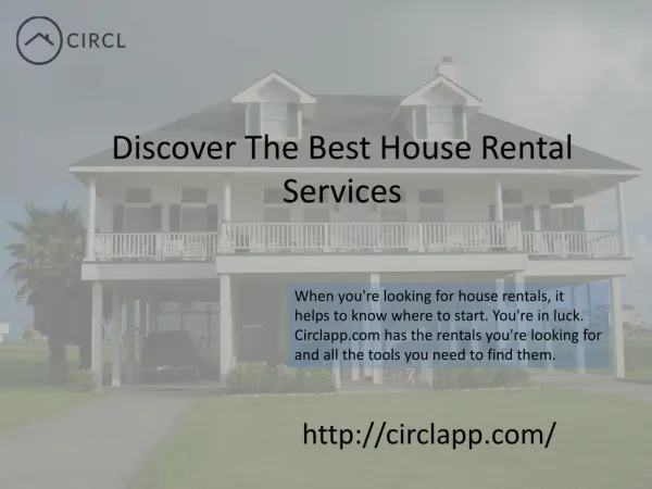 CIRCLAPP | Best House Rental Services in Toronto