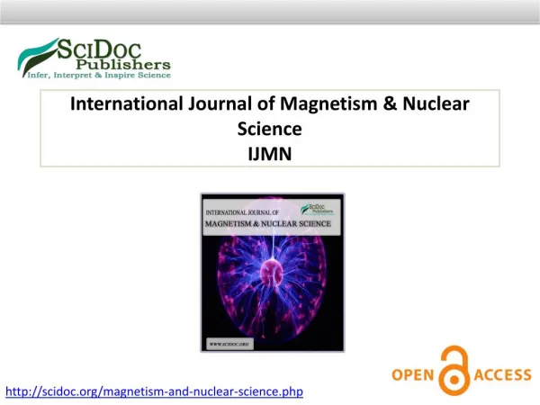International Journal of Magnetism & Nuclear Science