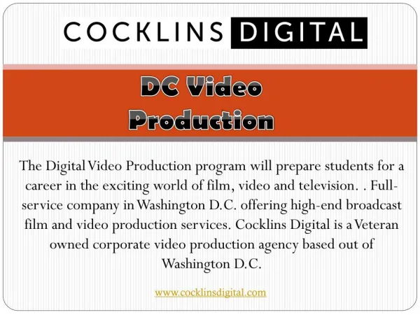 Dc video production