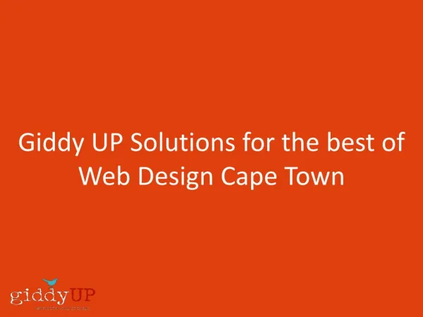 Giddyup Solutions for the best of Web Design Cape Town