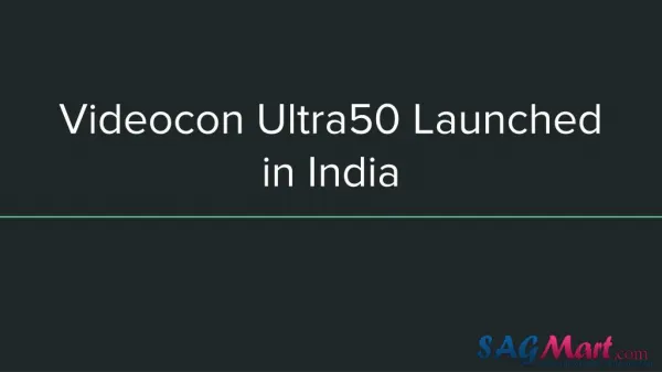Videocon Ultra50 Launched in India