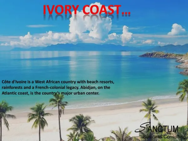 Apply for Ivory Coast Visit and Tourist Visa