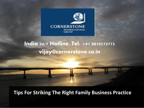 Tips For Striking The Right Family Business Practice