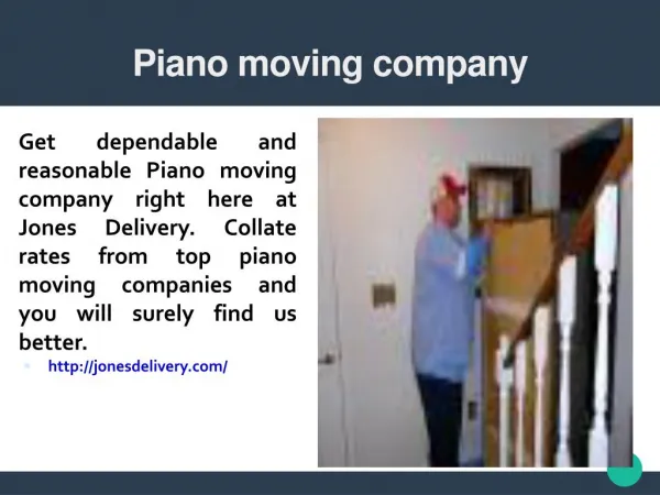 Piano moving company