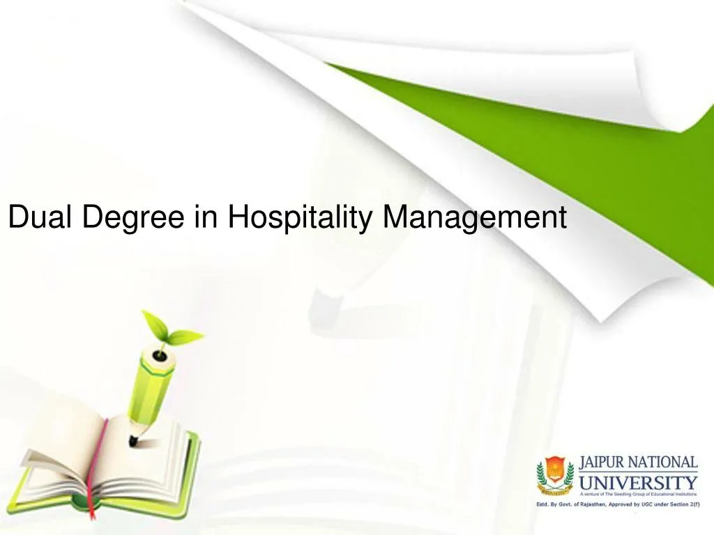 dual degree in hospitality management