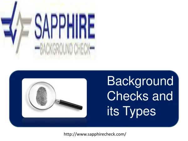 Background Check Services