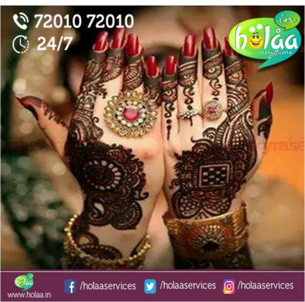 Bridal Mehndi Designs Creativity of Holaa Service