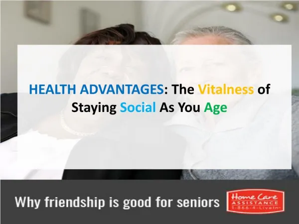 What is the Role of Friendship in Seniors life & Why it's Important?