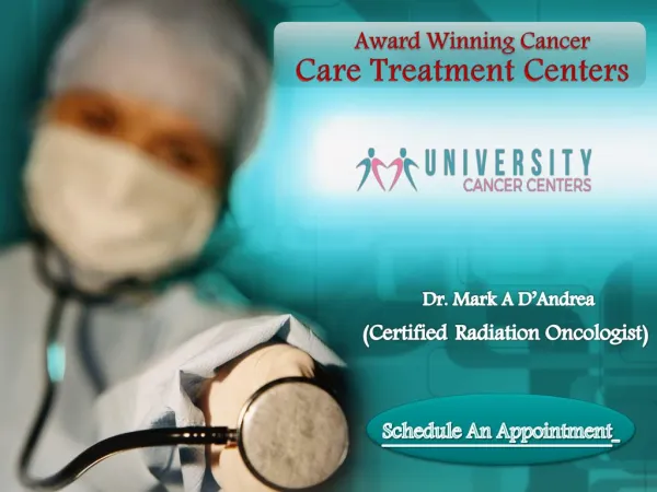 Introduction of University Cancer Centers