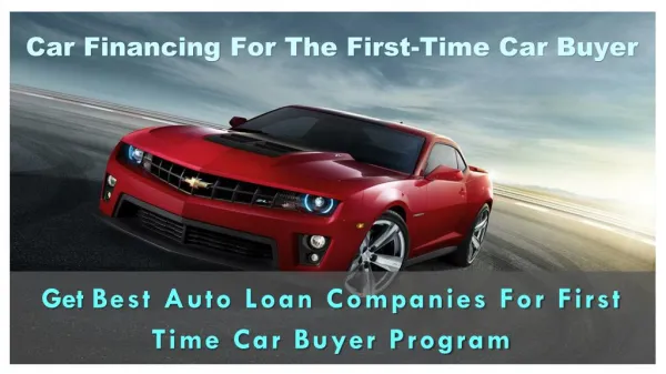 How To Get First Time Car Buyer Program