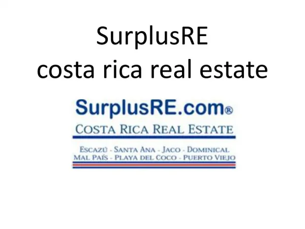 Costa Rica Rentals