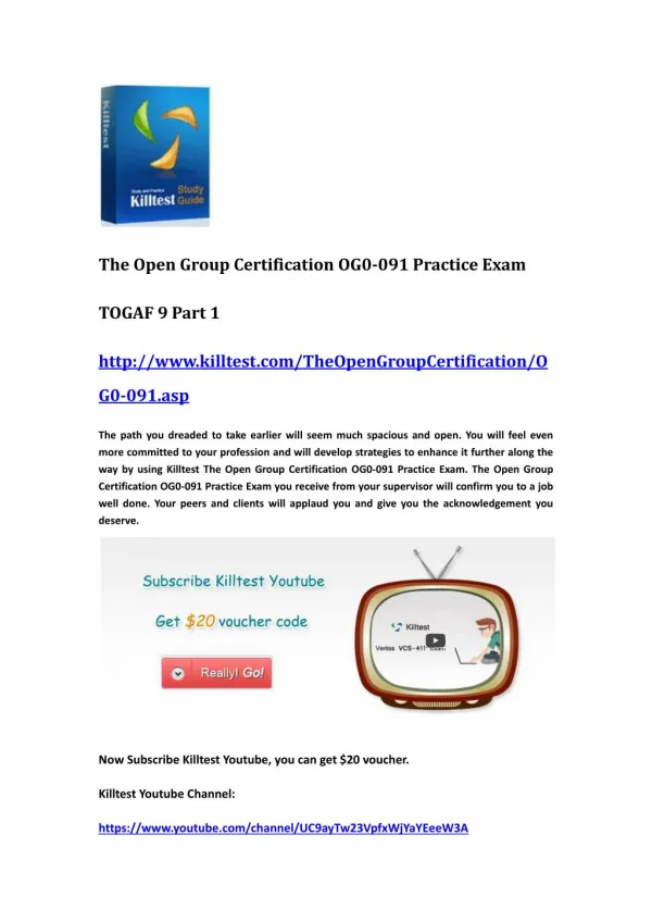 The Open Group Certification OG0-091 Questions and Answers