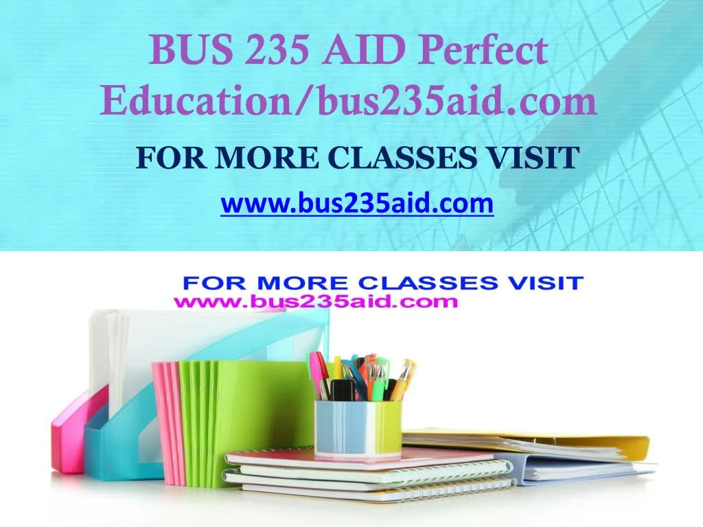 bus 235 aid perfect education bus235aid com