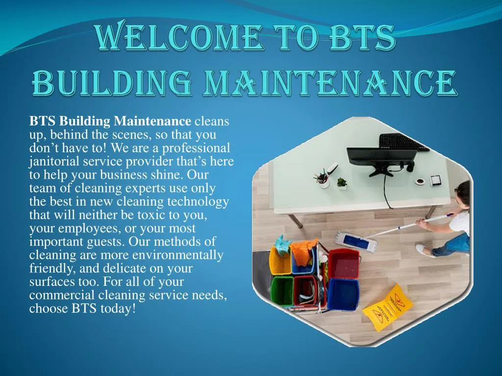 welcome to bts building maintenance