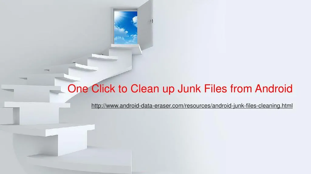 one click to clean up junk files from android