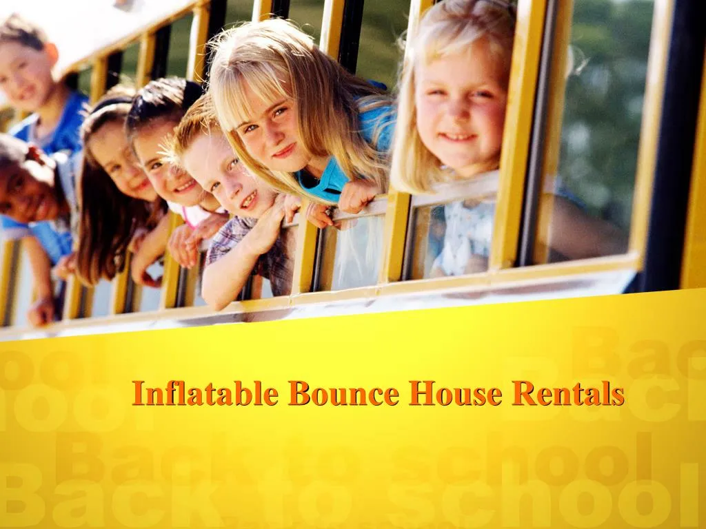 inflatable bounce house rentals