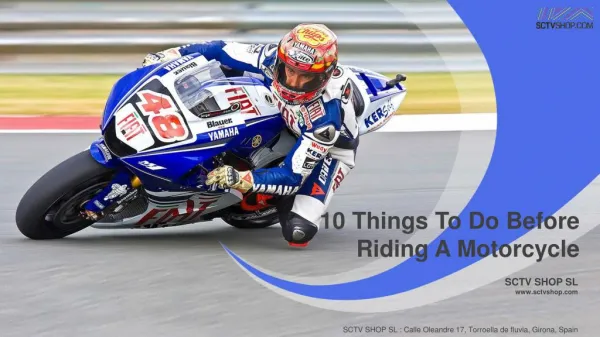 10 Things To Do Before Riding A Motorcycle