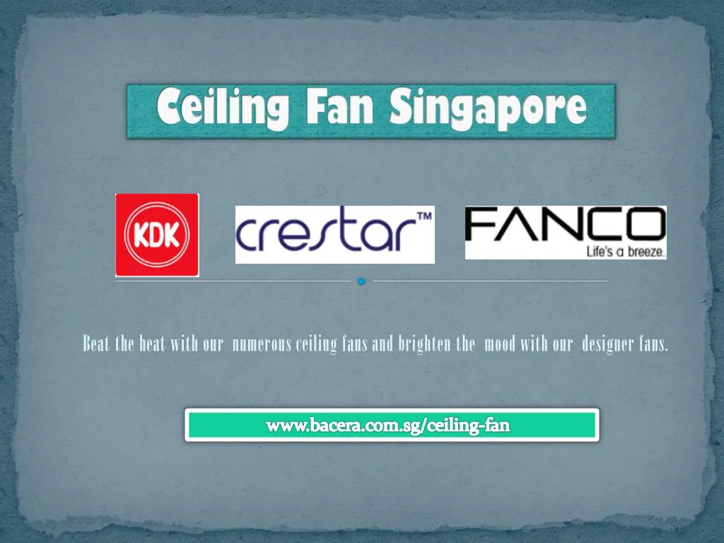 ceiling fan singapore