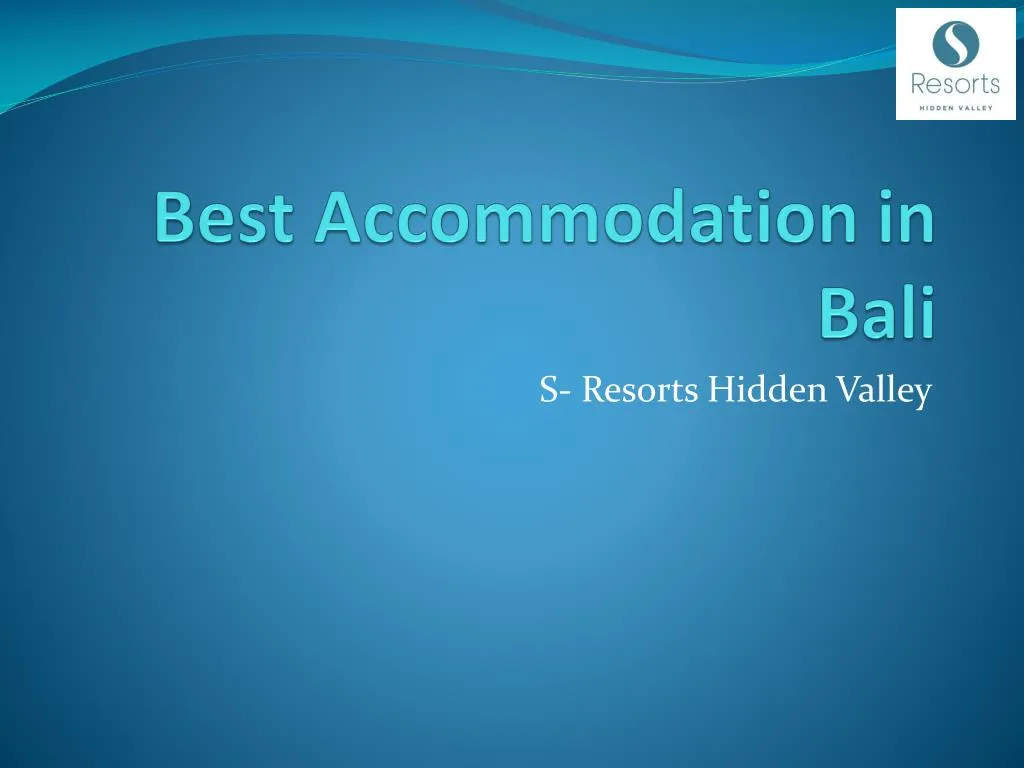 best accommodation in bali