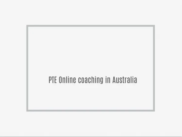 OET coaching in Australia