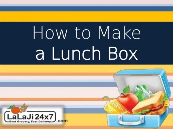 How to Make a Lunch Box