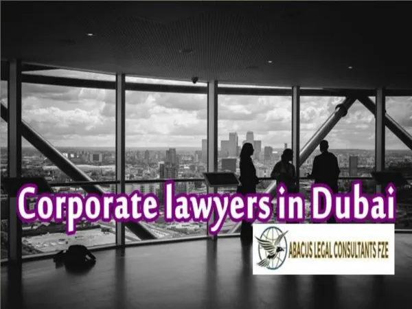 Corporate Advocates in Dubai