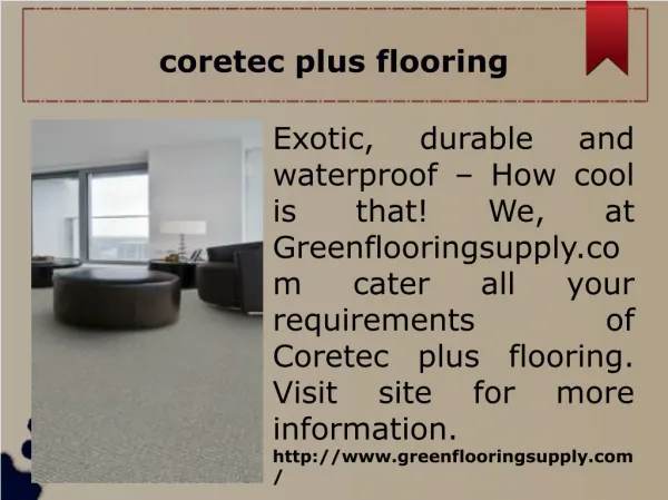coretec plus flooring