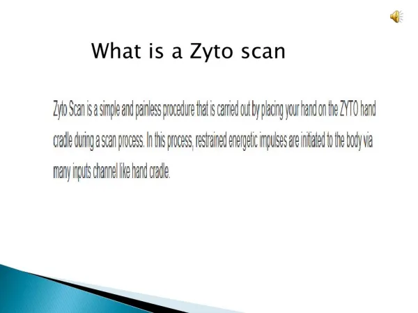 zyto scan technology