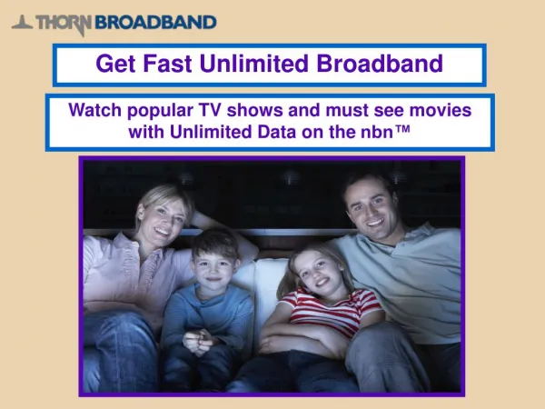 Trusted Brand - Thorn Broadband