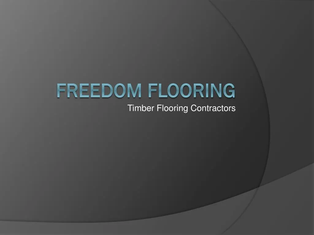 timber flooring contractors