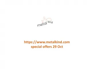 www.metalkind.com special offers 29 Oct - slide 1