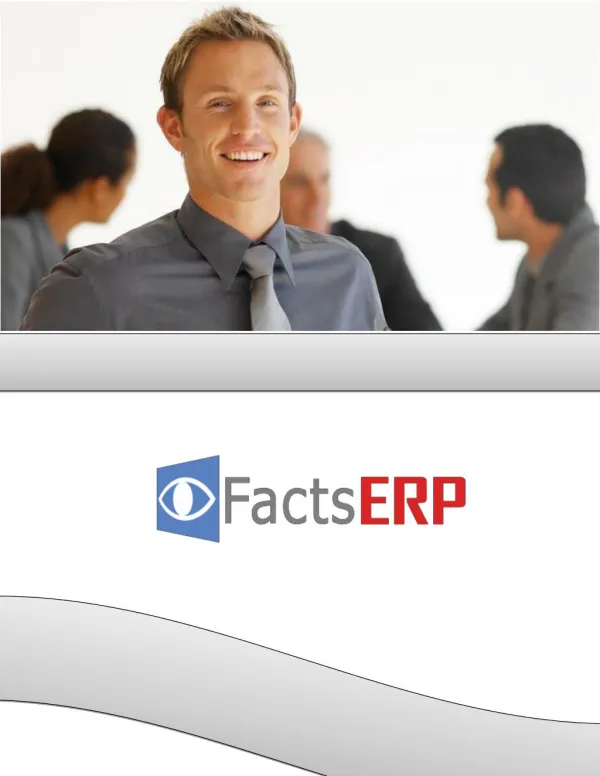 FactsERP- Product Brochure
